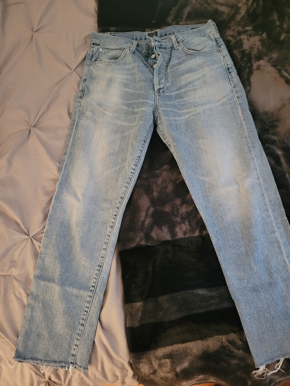 Citizens Of Humanity Light Blue Straight Leg Women's Jeans